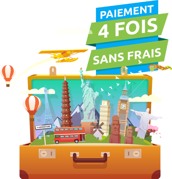 Paiement en 4 fois sans frais